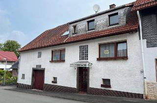 Haus kaufen in 35110 Frankenau, Frankenau - Wohnhaus mit Scheune in Frankenau - Handwerker aufgepasst