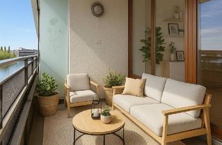 Wohnung kaufen in 10317 Lichtenberg, Wasserblick mit Terrasse und Balkon in der Rummelsburger Bucht