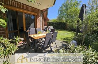 Wohnung kaufen in 27308 Kirchlinteln, Großzügige 3-Zi-Whg. mit großem Sonnen-Traumgartenanteil in ruhiger Sackgasse, neue bodentiefe Fenst