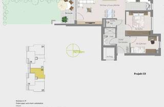 Wohnung mieten in Flurstraße 19/1, 74391 Erligheim, 3,5 Zimmer Neubauwohnung mit Garten und Südterrasse - BJ 2022 - Erligheim
