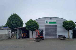 Gewerbeimmobilie mieten in Gutenbergstr. 21, 86853 Langerringen, Gewerbefläche mit viel Potential – Halle, Carport und Außenbereich zu vermieten.