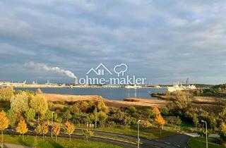 Wohnung kaufen in 18109 Rostock, Bestlage mit Panorama-Blick Warnow / Hafen - 3-Zi.mit EBK kurz vor Warnemünde