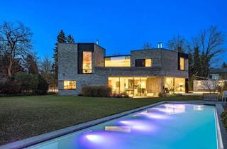 Villa kaufen in 82166 Gräfelfing, Konsequent beeindruckend. Prämierte Villa auf traumhaftem Eckgrundstück.