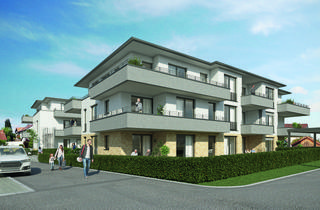 Wohnung kaufen in 67157 Wachenheim, Leben & Genießen: hochwertige 2-Zimmer-Wohnung im Obergeschoss mit großzügigem Balkon
