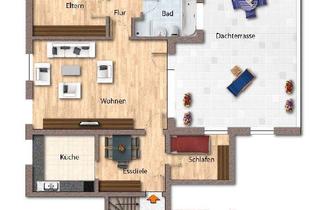 Wohnung mieten in 59067 Herringen, Großzügige 4-Zimmerwohnung im ersten OG mit toller Dachterrasse