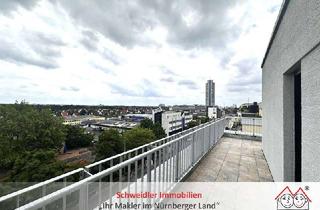 Wohnung mieten in 90482 Mögeldorf, Licht, Luft, Leben: 2-Zimmer-Neubau-Traum mit XXL-Dachterrasse Nürnberg Ost