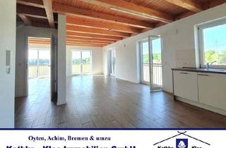 Wohnung mieten in 28870 Ottersberg, Einzugsbereit und neuwertig: Moderne 4-Zimmer-Maisonettewohnung mit unverbaubarem Blick auf Felder