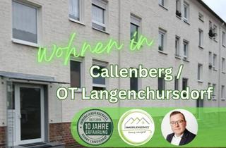 Wohnung mieten in 09337 Callenberg, Ihr Neues Zuhause? 3 Zimmerwohnung in ruhiger Seitenstraße