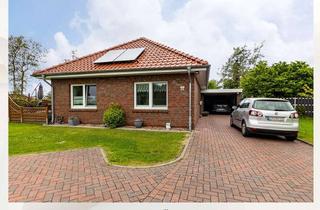 Haus kaufen in 26556 Eversmeer, Moderner Bungalow mit großzügigem Garten in naturnaher Ortsrandlage!