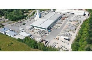 Gewerbeimmobilie mieten in 09322 Penig, Produktionsstandort für Betonfertigteile mit moderner Mischanlage und Kübelbahn