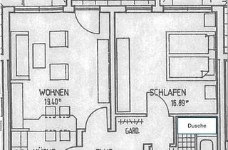 Wohnung mieten in Friedensstraße, 34270 Schauenburg, Stilvolle 2-Zimmer-Wohnung mit gehobener Innenausstattung mit EBK in Schauenburg