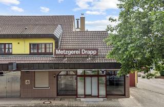 Immobilie kaufen in Hauptstraße 90a, 76547 Sinzheim, Im Alleinauftrag: Metzgerei-Catering-Immobilie mit Ladengeschäft und Wohnung in Sinzheim/Baden-Baden