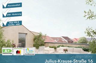 Wohnung kaufen in Julius-Krause-Straße 16, 04318 Leipzig, Leipzig - NEUBAU-Wohnung mit Balkon zum Garten * 6 Zimmer * KfW 40 und QNG