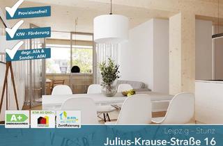 Wohnung kaufen in Julius-Krause-Straße 14, 04318 Leipzig, Leipzig - Nachhaltiger NEUBAU * Großzügige 3 Zimmer * KfW 40 und QNG