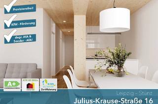 Wohnung kaufen in Julius-Krause-Straße 16, 04318 Leipzig, Leipzig - Provisionsfreier und förderfähiger NEUBAU * 3 Zimmer * KfW 40 und QNG