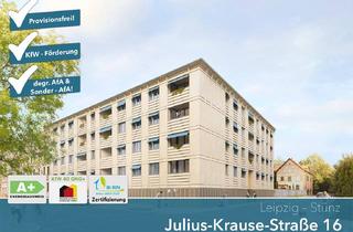Wohnung kaufen in Julius-Krause-Straße 16, 04318 Leipzig, Leipzig - Provisionsfrei und nachhaltig * NEUBAU * 3 Zimmer * KfW 40 und QNG