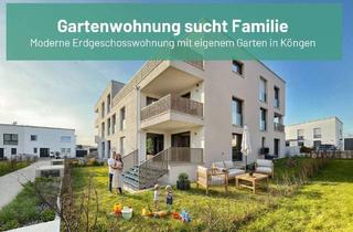 Wohnung kaufen in Erwin-Rath-Straße 10, 73257 Köngen, Köngen - Ihr neuer Familiengarten erwartet Sie! 4-Zimmer-Erdgeschosswohnung in Köngen!Neubau!