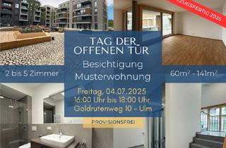 Wohnung kaufen in 89075 Ulm, Ulm - Neubau 3 Zi.-Wohnung mit Südloggia - Stadtquartier Am Weinberg