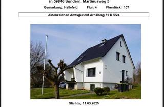 Einfamilienhaus kaufen in 59846 Sundern, Sundern (Sauerland) - Versteigerung Einfamilienhaus Sundern Hellefeld