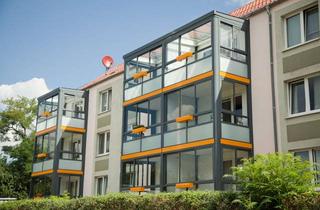 Wohnung mieten in Eduard-Schulze-Straße 16, 04808 Wurzen, Kleine Komfortwohnung in verkehrsgünstiger Lage mit einem großen voll verglasten Balkon