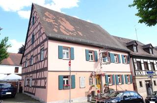 Gewerbeimmobilie kaufen in 91074 Herzogenaurach, Denkmalgeschütztes Anwesen mit Gastronomie, Wohnungen und Scheune im Stadtzentrum von Herzogenaurach