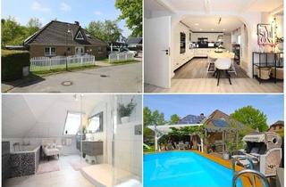 Einfamilienhaus kaufen in 24850 Schuby, Eine Wohlfühloase für Sie und Ihre Familie! Einfamilienhaus mit Pool, Garage u. Doppelcarport