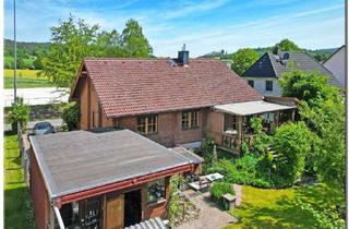 Haus kaufen in 37194 Bodenfelde, Ökologisch, nachhaltig, gemütlich; Holz-Blockhaus aus 2000 in Bodenfelde