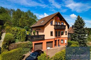Einfamilienhaus kaufen in 09419 Thum, Einfamilienhaus mit WOW-Faktor in Thum zu verkaufen + Fußbodenheizung + Garagen + Kamin + Kochinsel