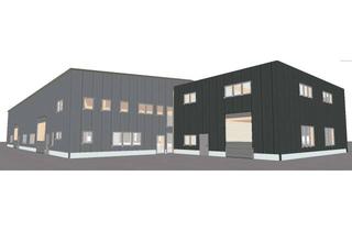 Gewerbeimmobilie mieten in Am Eulenberg, 97241 Bergtheim, Neubau Lagerhalle mit Fußbodenheizung, 40t-LKW-Zufahrt & Teilbarkeit - Bergtheim bei Würzburg