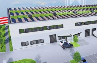 Büro zu mieten in Siemensstraße, 35447 Reiskirchen, Lagerhallen mit Bürogalerie XL Variante Neubau 2025