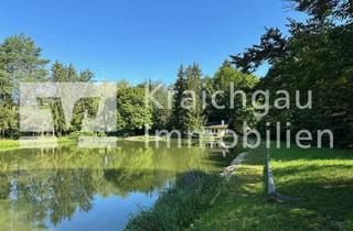 Gewerbeimmobilie kaufen in 74918 Angelbachtal, Naturparadies mit zwei Angelseen – ca. 9.800 m² Wald- und Wasseridylle