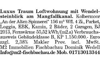 Loft kaufen in 83059 Kolbermoor, Luxus Traum Loftwohnung