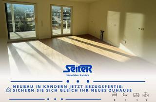 Wohnung kaufen in 79400 Kandern, Kandern - RESERVIERT: 3,5-Zimmer-Neubauwohnung in Kandern