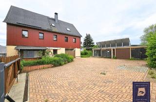 Einfamilienhaus kaufen in 09392 Auerbach, Auerbach - Wohnen mit Geschichte - modernste Effizienz dank Wärmepumpe