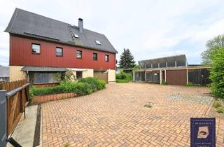 Einfamilienhaus kaufen in 09392 Auerbach, Auerbach - Wohnen mit Geschichte - modernste Effizienz dank Wärmepumpe