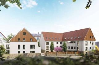 Wohnung kaufen in 70825 Korntal-Münchingen, 3-Zimmer-Neubauwohnung auf zwei Etagen zum Schlosshof