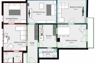 Wohnung mieten in 82041 Oberhaching, 2 großzügige Zimmer (ca. 40qm) in 2er WG (115qm)