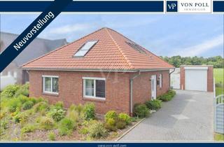 Haus kaufen in 26529 Marienhafe, Nachhaltig & barrierefrei wohnen: Effizienz-Bungalow mit PV, Wärmepumpe & Aufzug in Marienhafe