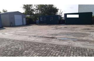 Gewerbeimmobilie mieten in 93142 Maxhütte-Haidhof, Befestigte, eingezäunte und erschlossene Freifläche mit Halle und Containern