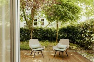 Wohnung kaufen in Pasteurstraße 18, 10407 Prenzlauer Berg, Altbauwohnung mit privater Terrasse und fast 60 m² grossem Garten