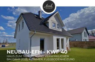 Haus kaufen in 14778 Wenzlow, Neubau-Wohlfühlhaus im Grünen - KfW 40 - mit großem Garten und Top-Anbindung nach Potsdam und Berlin
