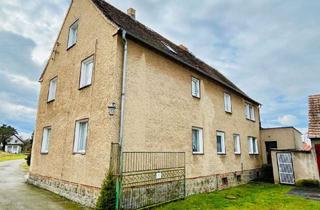 Haus kaufen in 01936 Schwepnitz, Dreifamilienhaus mit Werkstattanbau, Garagen und früheren Gärtnereigrundstück über 5.000 m²