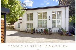 Gewerbeimmobilie kaufen in Pölitzstraße xx, 04155 Gohlis-Süd, RARITÄT in GOHLIS-SÜD: Freistehendes Atelierhaus zur priv. oder gewerbl. Nutzung, sonnenhell & ruhig