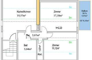 Wohnung mieten in 97816 Lohr, 3-Zimmer-DG-Wohnung mit Einbauküche in Wombach