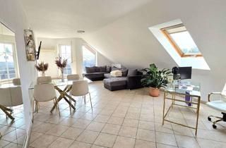 Wohnung mieten in 63110 Rodgau, Moderne, helle 2-Zimmer-DG-Wohnung mit Balkon,Einbauküche, Klimaanlage und Fußbodenheizung