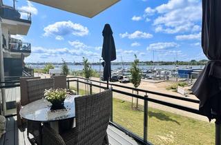 Wohnung mieten in 18147 Gehlsdorf, Barrierearme, exklusive 4-Zimmer-Wohnung mit unverbaubarem Warnowblick – Neubau 2024, S/W-Terrasse!