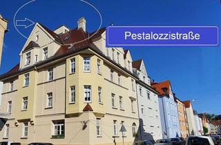 Wohnung mieten in Pestalozzistr., 86154 Oberhausen, A-Oberhausen: Dachterrasse, Jugendstil, offen. Wohn/Koch/Essbereich, 4.OG, Parkett, EBK, 01.09.25