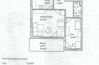 Wohnung mieten in Winterlestraße, 85435 Erding, Stilvolle, gepflegte 3-Zimmer-Wohnung mit Balkon in Erding