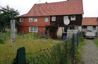Doppelhaushälfte kaufen in 37412 Herzberg, Herzberg am Harz - Doppelhaushälfte sanierungsbedürftig