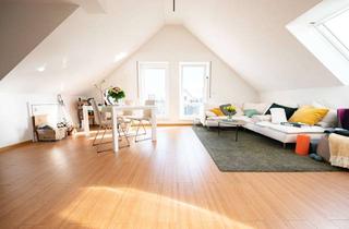 Wohnung kaufen in 74199 Untergruppenbach, Hell, modern, gemütlich: 2 Zimmer-Dachgeschoss-Wohnung mit großem Balkon und Stellplatz